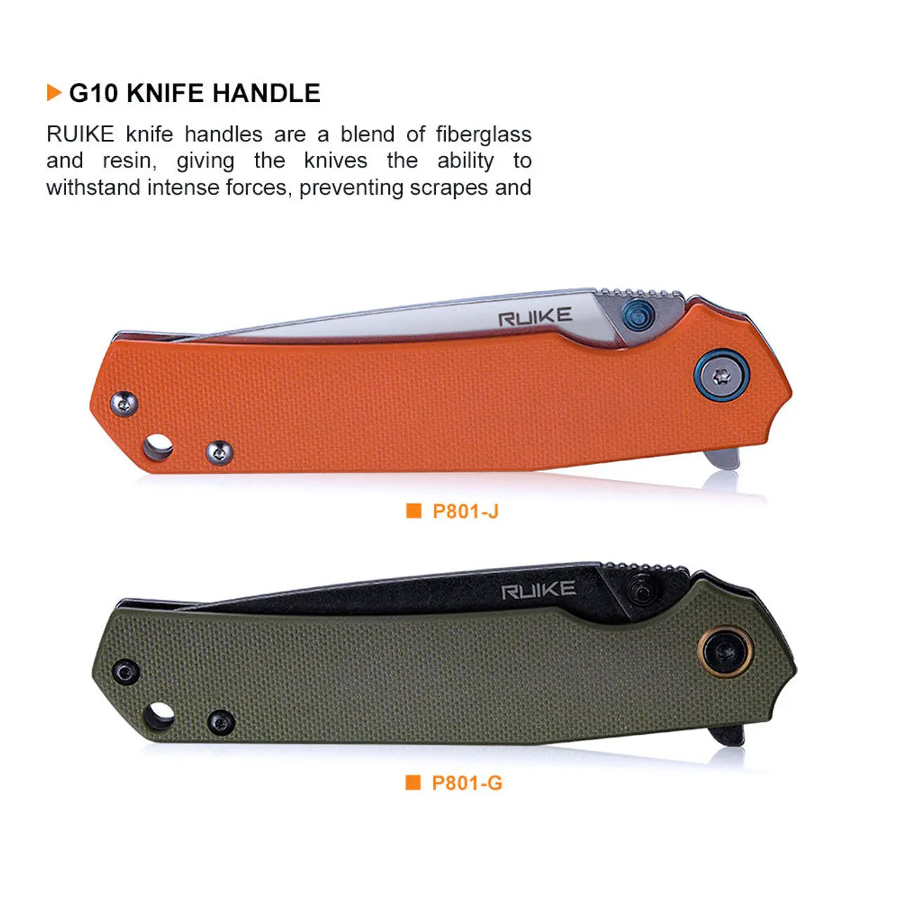 Fenix Ruike Black and Green Folding Knife - F RK-P801-G Fenix