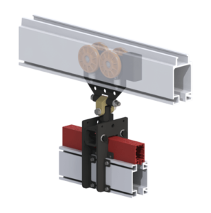 Knight Global Rotating End Truck for RAD7510 Rail - KG EMRES6181-7000