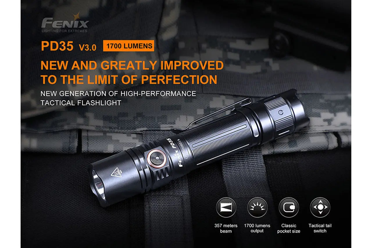 Fenix 1700 Lumen V3.0 Everyday Carry EDC Flashlight - F FX-PD35V3 Fenix