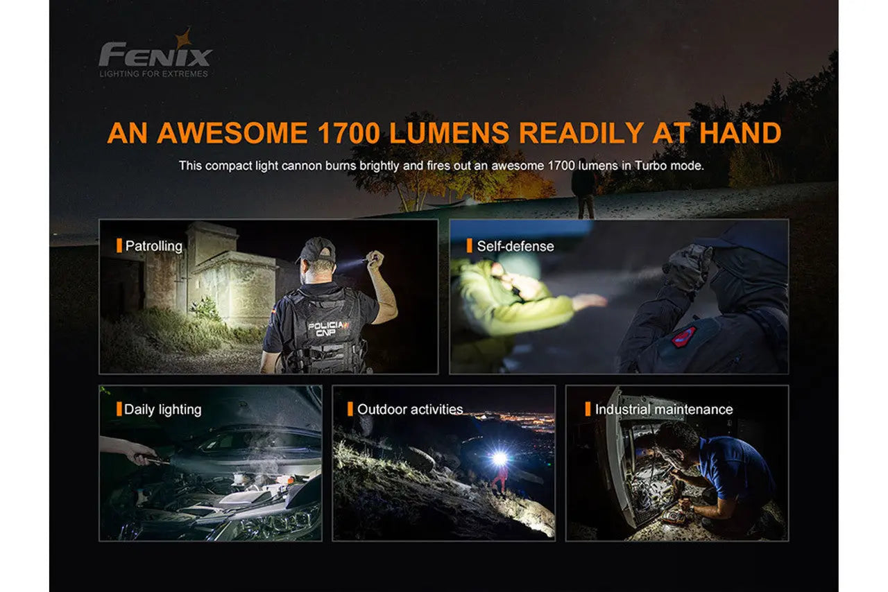 Fenix 1700 Lumen V3.0 Everyday Carry EDC Flashlight - F FX-PD35V3 Fenix