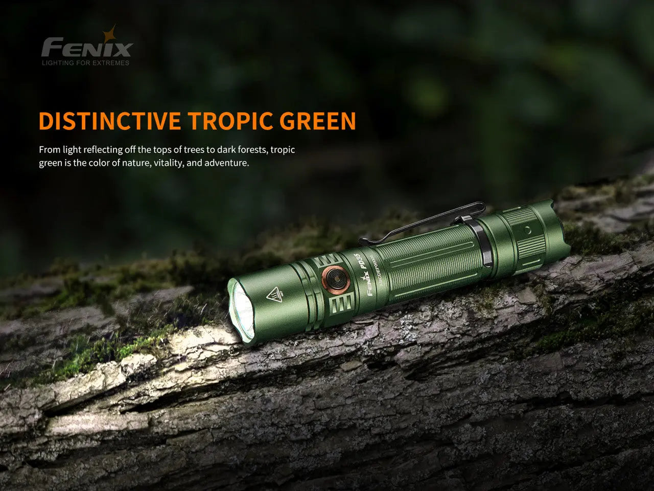 Fenix Tropic Green Flashlight - F FX-PD35v3-Tropic Fenix