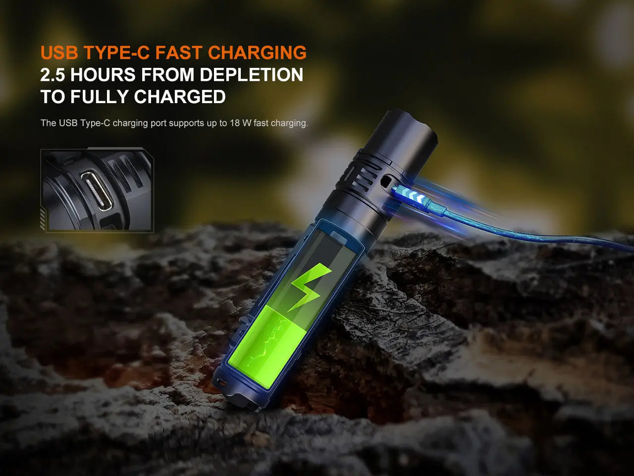 Fenix 1700 Lumen Rechargeable Flashlight - F FX-PD36Rv2 Fenix