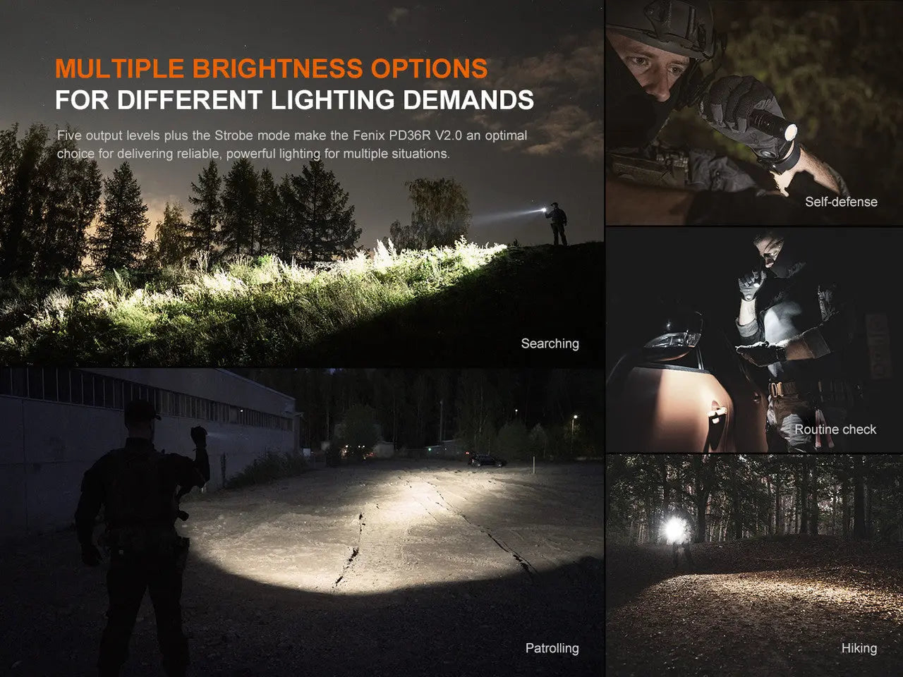 Fenix 1700 Lumen Rechargeable Flashlight - F FX-PD36Rv2 Fenix