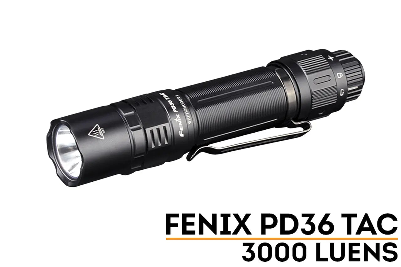 Fenix 3000 Lumen Tactical Flashlight - F FX-PD36TAC Fenix