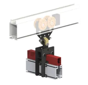 Knight Global Rotating End Truck for RAD6110 Rail - KG EMRES6181-6000 Knight Global