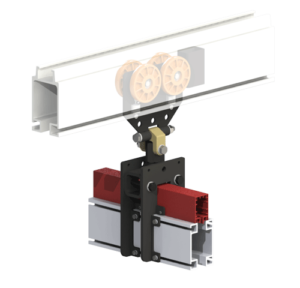 Knight Global Rotating End Truck for RAD7510 Rail - KG EMRES6181-7000