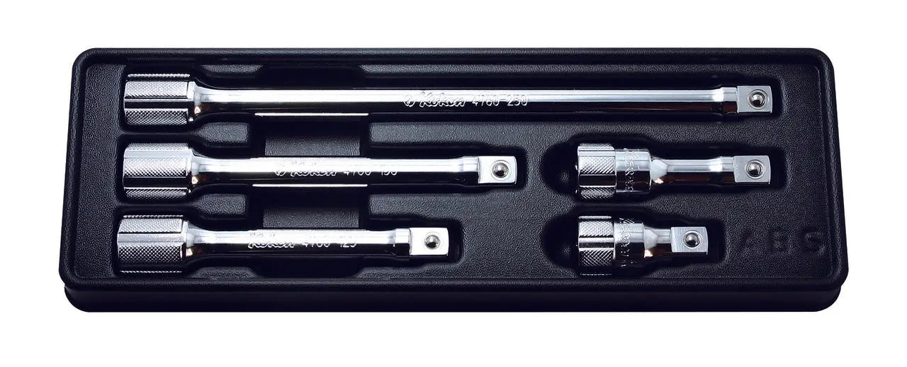 Ko-ken Tools 1/2 Sq. Dr. Extension Bar set 50-250mm ABS Tray 5 pieces Ko-ken Tools