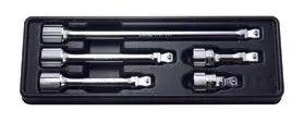 Ko-ken Tools 1/2 Sq. Dr. Wobble-Fix Extension Bar set 50-250mm ABS Tray 5 pieces Ko-ken Tools
