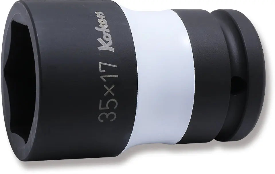 Ko-ken Tools 3/4 Sq. Dr. Rear Wheel Nut Socket 35 x 17mm Hex x Square 75mm Color coded Ko-ken Tools
