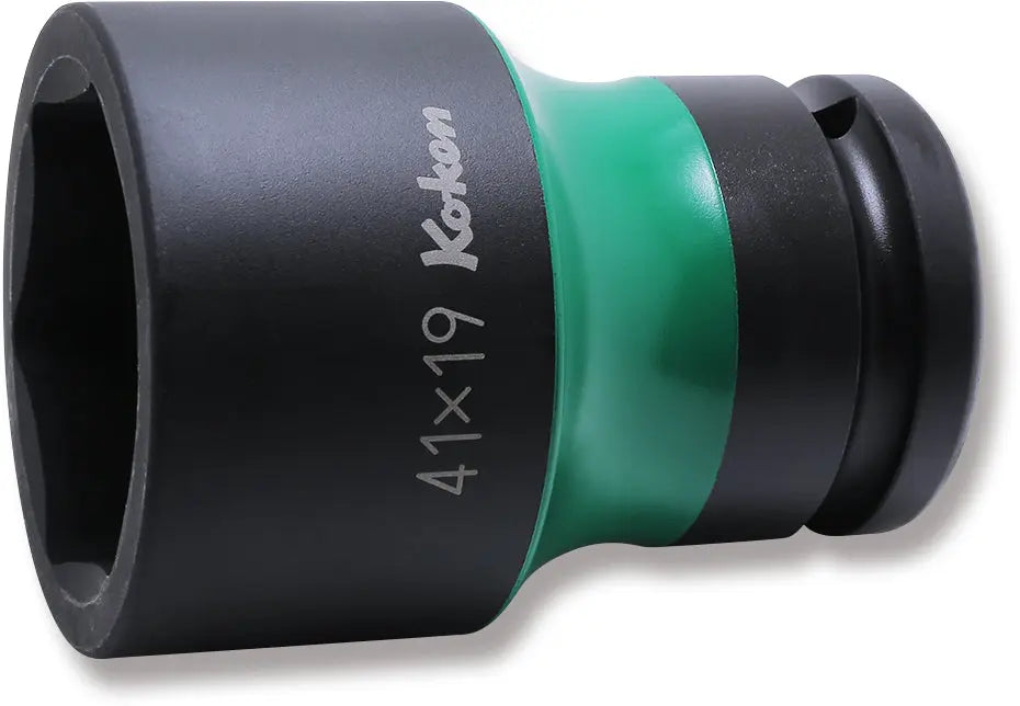 Ko-ken Tools 3/4 Sq. Dr. Rear Wheel Nut Socket 41 x 19mm Hex x Square 80mm Color coded Ko-ken Tools