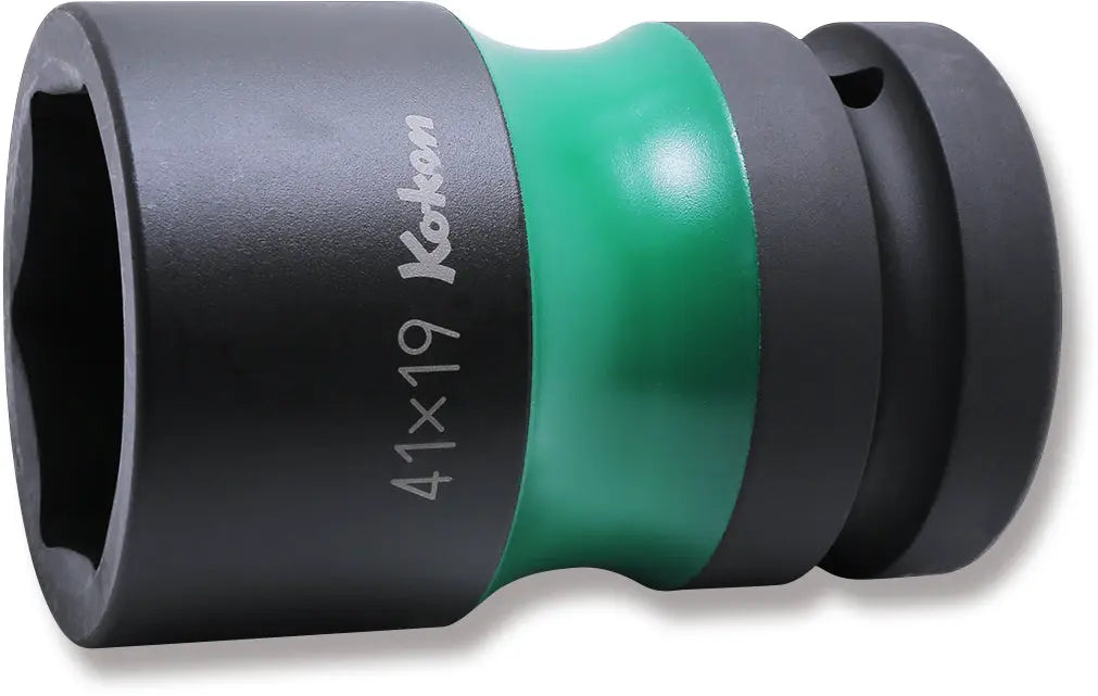 Ko-ken Tools 1 Sq. Dr. Rear Wheel Nut Socket 41 x 19mm Hex x Square 87mm Color coded Ko-ken Tools