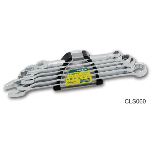 ASAHI REVOWAVE® Combination Wrench Set in Plastic Holder, Metric, 6 Piece Set 8-17 - CLS060 Asahi