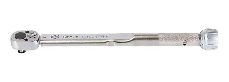 Tohnichi Ratchet Head Type Adjustable Torque Wrench with Metal Handle, Range 1-5, 0.05N.m resolution, 3/8" Square Drive - QL5N-MH Torque Wrench Tohnichi