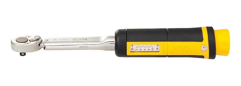 Tohnichi Ratchet Head Type Adjustable Torque Wrench, Range 2-10, 0.1N.m resolution, 3/8" Square Drive - QL10N Torque Wrench Tohnichi