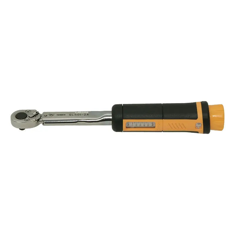 TOHNICHI QL50I-2A Ratchet Head Adjustable Torque Wrench, 10-50, 0.5lbf.in, 1/4" Square Drive Tohnichi