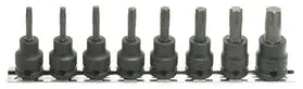 Ko-ken Tools 3/8 Sq. Dr. 8 Piece TORXÂ® Bit Socket set T20-T55 Length 50mm Ko-ken Tools