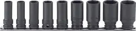 Ko-ken Tools 3/8 Sq. Dr. Socket set 8-22mm 6 point Thin walled 9 pieces Ko-ken Tools