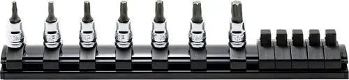 Ko-ken Tools 1/4 Sq. Dr. 7 Piece Z-Series TORXÂ® Bit Socket Set T10-T40 Length 50mm Ko-ken Tools