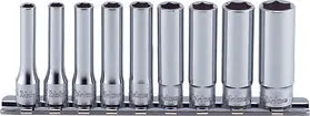 Ko-ken Tools 9 Piece 1/4 Sq. Dr. 12 point SAE Deep Socket Set Ko-ken Tools