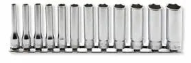 Ko-ken Tools 12 Pieces 1/4 Sq. Dr. 12 Point Metric Socket Set Ko-ken Tools