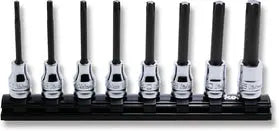 Ko-ken Tools 3/8 Sq. Dr. 8 Piece Z-Series TORXÂ® Bit Socket set TORX T20-T55 Ko-ken Tools