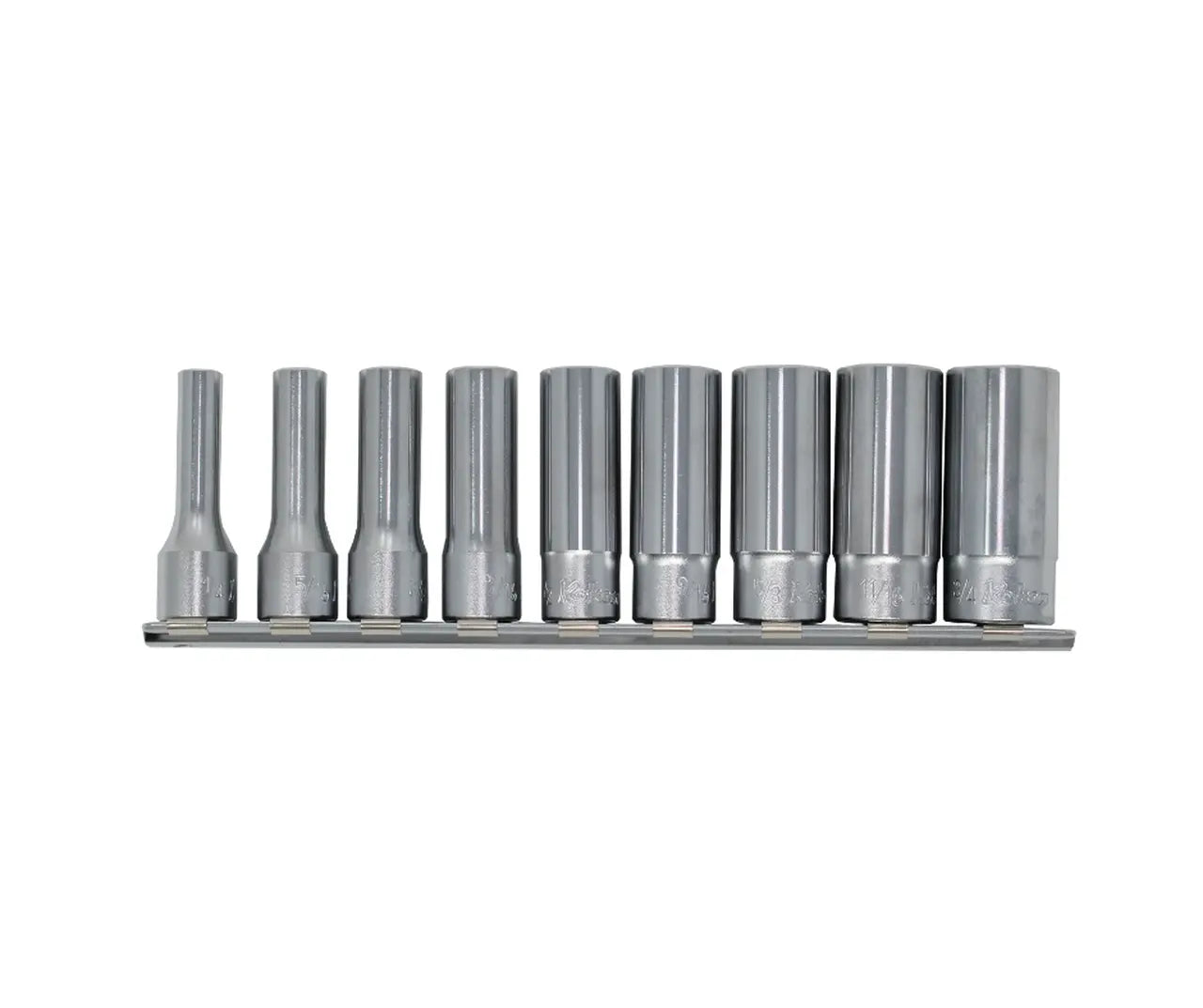 Ko-ken Tools 9 Piece 3/8 Sq. Dr. 6 point SAE Deep Socket set 1/4-3/4 Ko-ken Tools