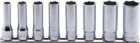 Ko-ken Tools 8 Piece 3/8 Sq. Dr. 6 point Metric Chrome Deep Socket Set 8mm-19mm Ko-ken Tools