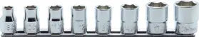 Ko-ken Tools 8 Piece 3/8 Sq. Dr. 12 Point, Metric, Chrome Socket Set Ko-ken Tools