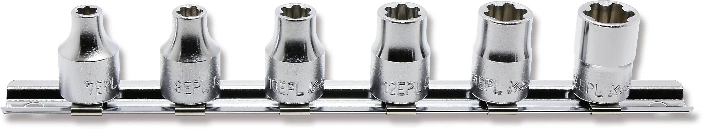 Ko-ken 3/8" Sq. Drive TORXplus® 6 Piece Socket Set - 7EPL-16EPL