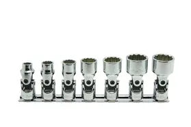 Ko-ken Tools 3/8 Sq. Dr. Universal Socket set Whitworth 1/8-1/2 12 point 200mm 7 pieces Ko-ken Tools