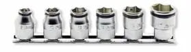 Ko-ken Tools 6 Piece 3/8 Sq. Dr. Nut Grip; Hex Based Socket Set Ko-ken Tools