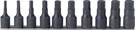 Ko-ken Tools 10 Piece 1/2 Sq. Dr. 60mm, SAE Hex Bit Socket Set Ko-ken Tools
