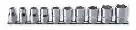 Ko-ken Tools 10 Piece 1/2 Sq. Dr. 12 Point, SAE, Chrome Socket Set Ko-ken Tools