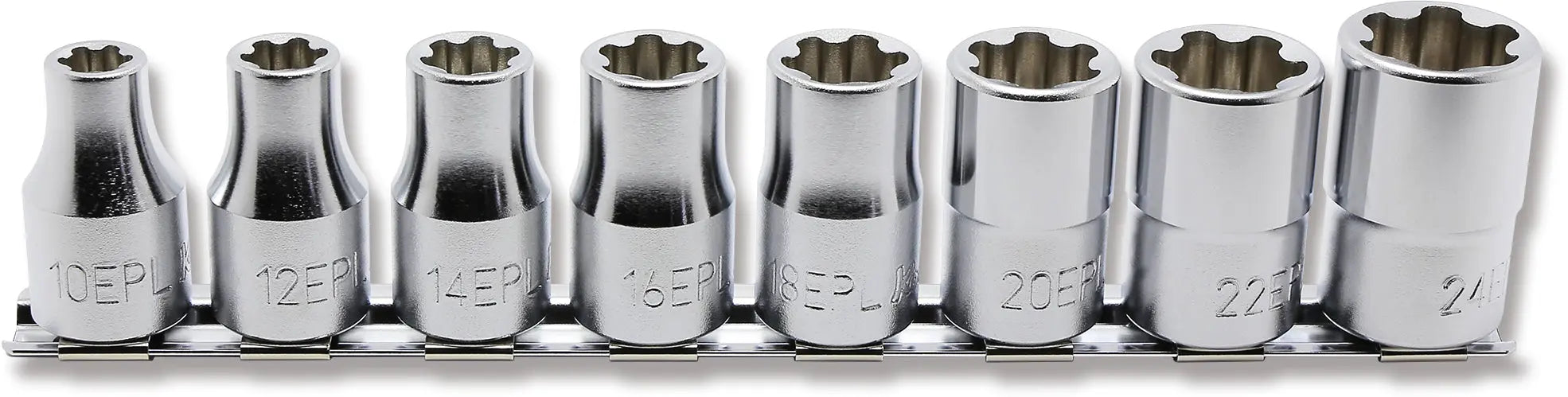 Ko-ken 1/2" Sq. Drive TORXplus® 8 Piece Socket Set - 10EPL-24EPL