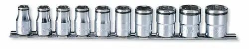 Ko-ken Tools 1/2 Sq. Dr. Socket set 10-22mm Nut Grip 300mm 10 pieces Ko-ken Tools