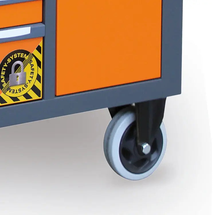 Beta Tools (Article# RSC24AXXL) 8-Drawers Anti-Tilt System Long Mobile Roller Cab - BT 024004781 