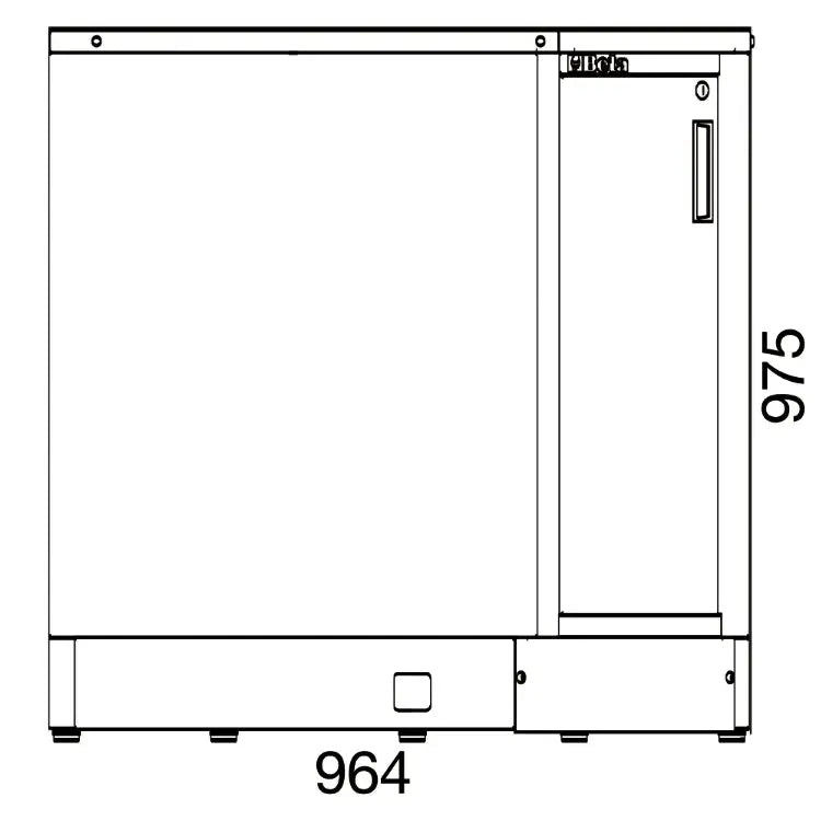 Beta Tools (Article# RSC50 2.0 KNAI) Lower Corner Module for Workshop Equipment Combination RSC50 2.0 - BT 050001345 