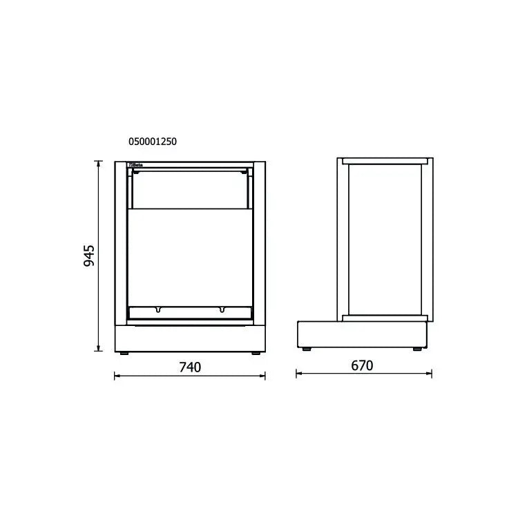 Beta Tools (Article# RSC50 2.0 MDO) Fixed Oil Distribution Module for Workshop Equipment Combination RSC50 2.0 - BT 050001290 