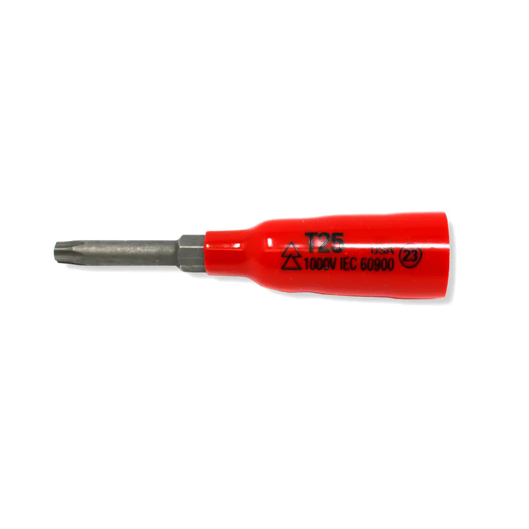 Wiha 1/4" Square Drive T25 insulated bit socket - 31821 