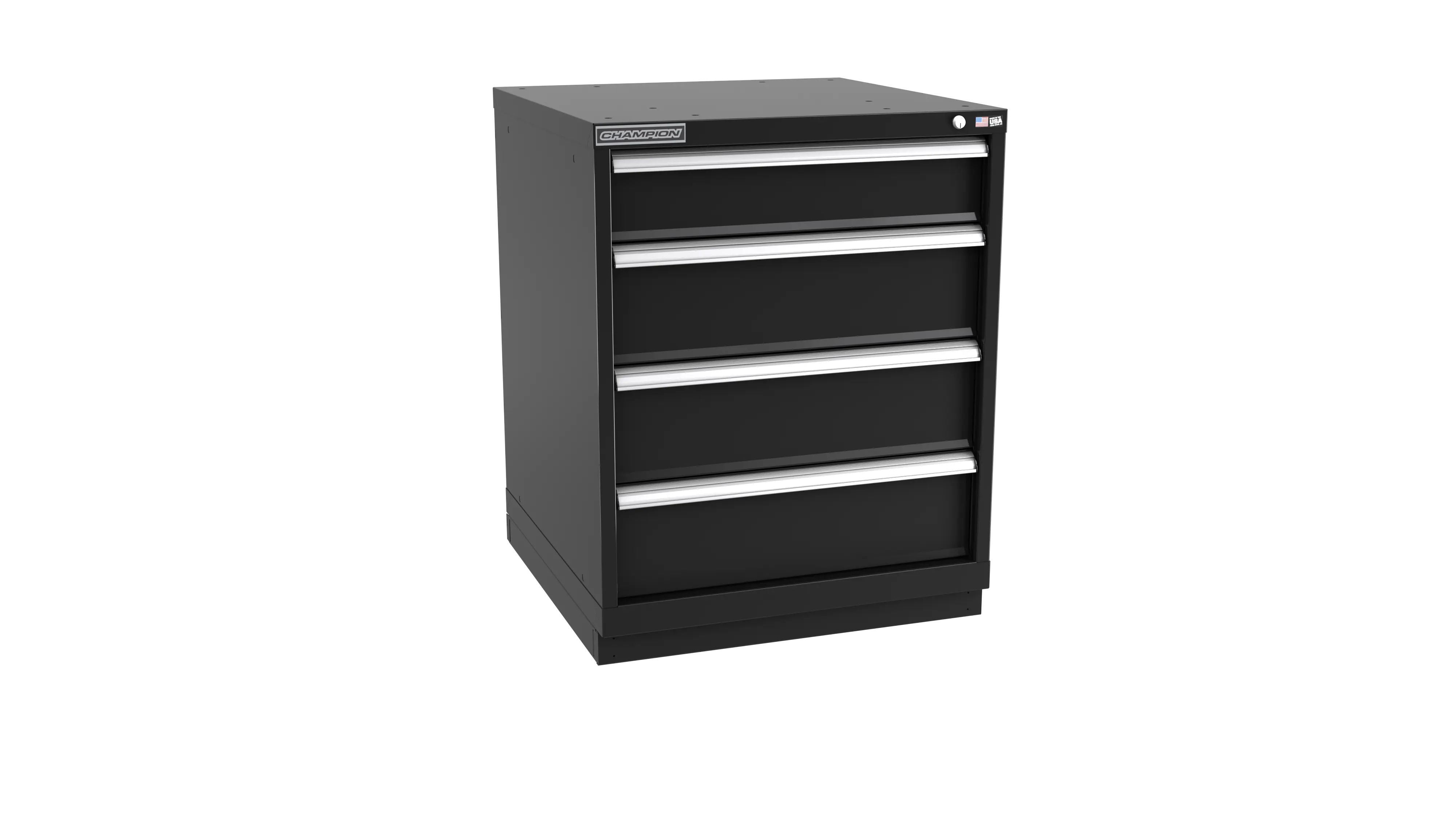 Champion Tool 4-Drawer Modular Cabinet, 28-1/4 W x 35-7/8 H x 28-1/2 D in - CM SW1500-0401-ILC-FTB Champion Tool Storage