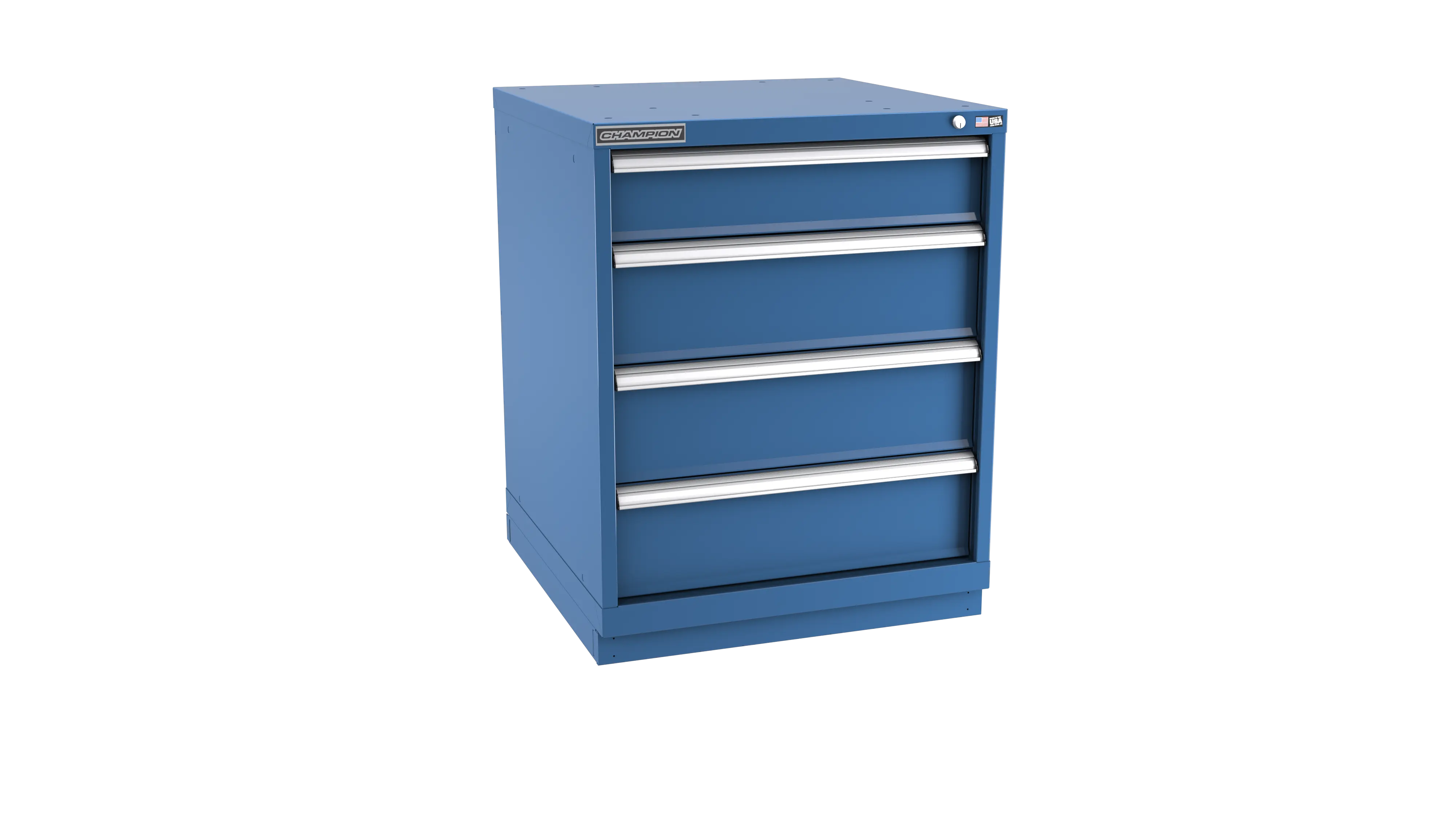 Champion Tool 4-Drawer Modular Cabinet, 28-1/4 W x 35-7/8 H x 28-1/2 D in - CM SW1500-0401-ILC-FTB Champion Tool Storage