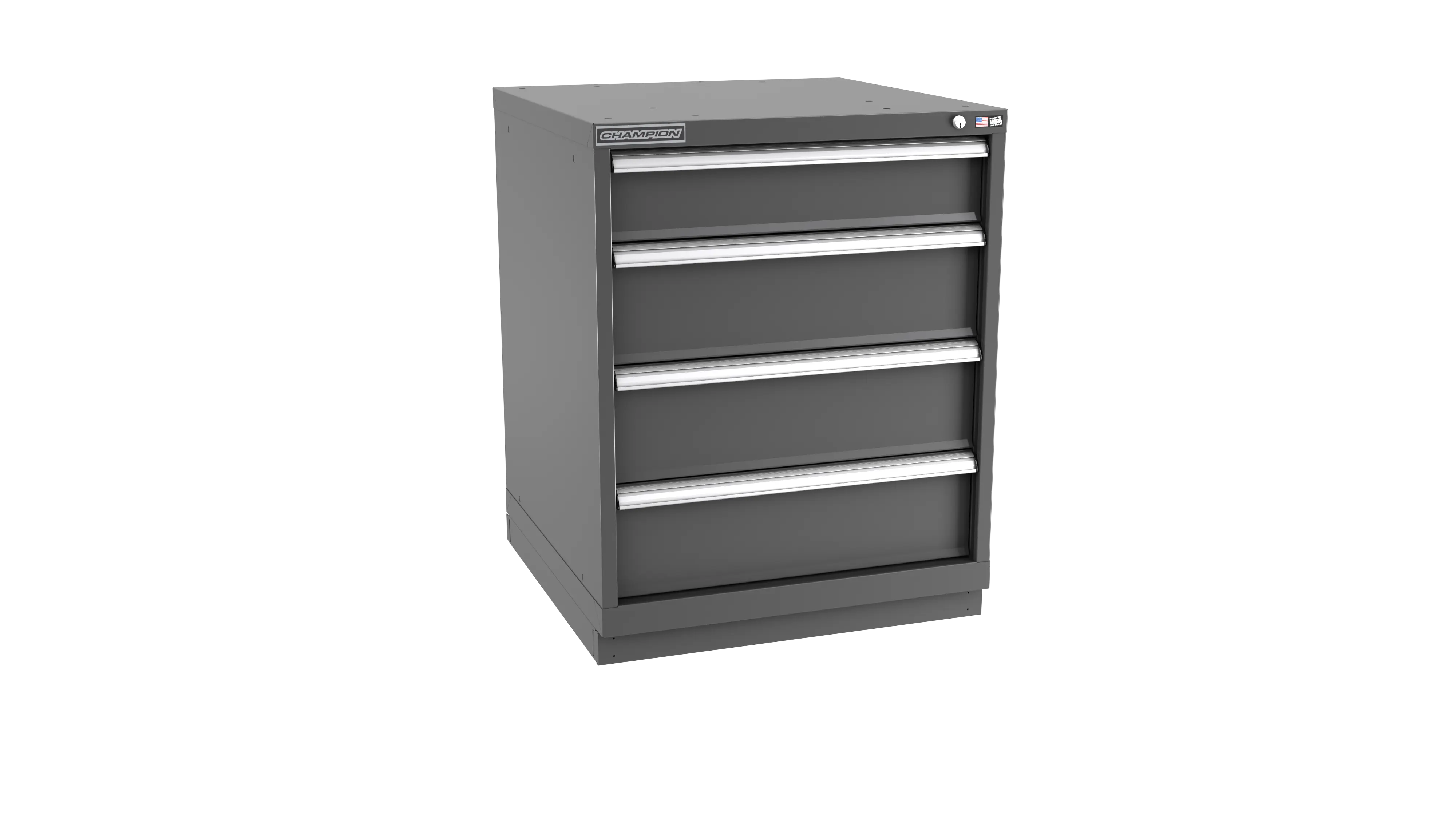 Champion Tool 4-Drawer Modular Cabinet, 28-1/4 W x 35-7/8 H x 28-1/2 D in - CM SW1500-0401-ILC-FTB Champion Tool Storage