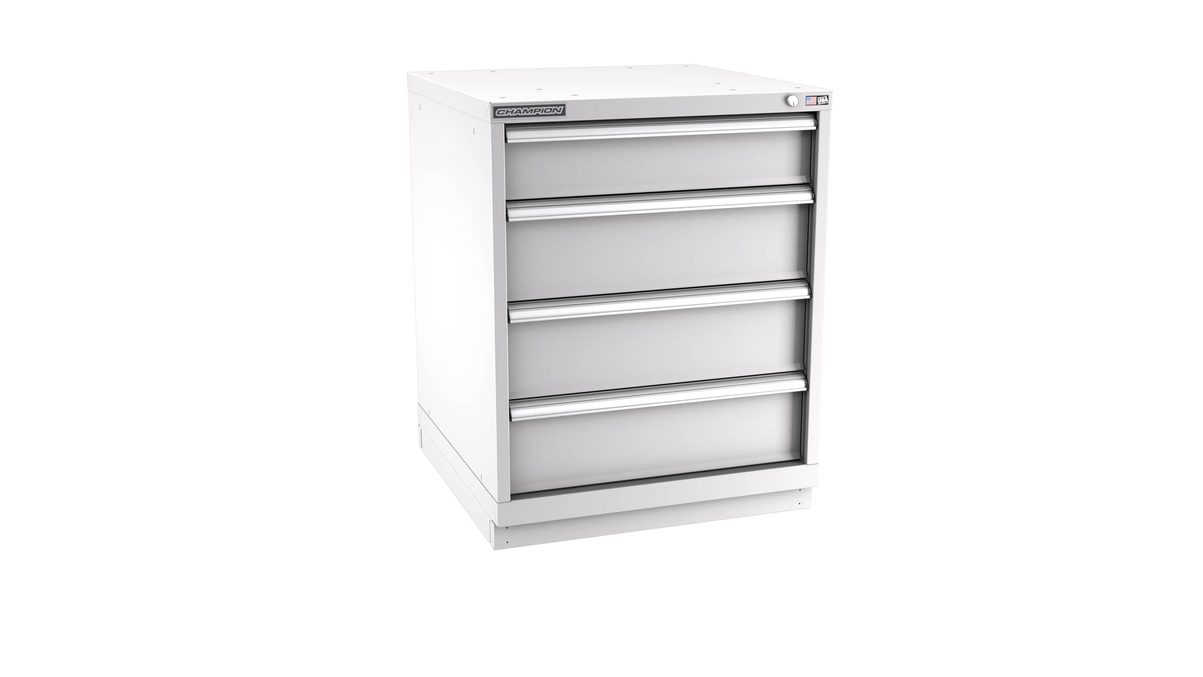 Champion Tool 4-Drawer Modular Cabinet, 28-1/4 W x 35-7/8 H x 28-1/2 D in - CM SW1500-0401-ILC-FTB Champion Tool Storage