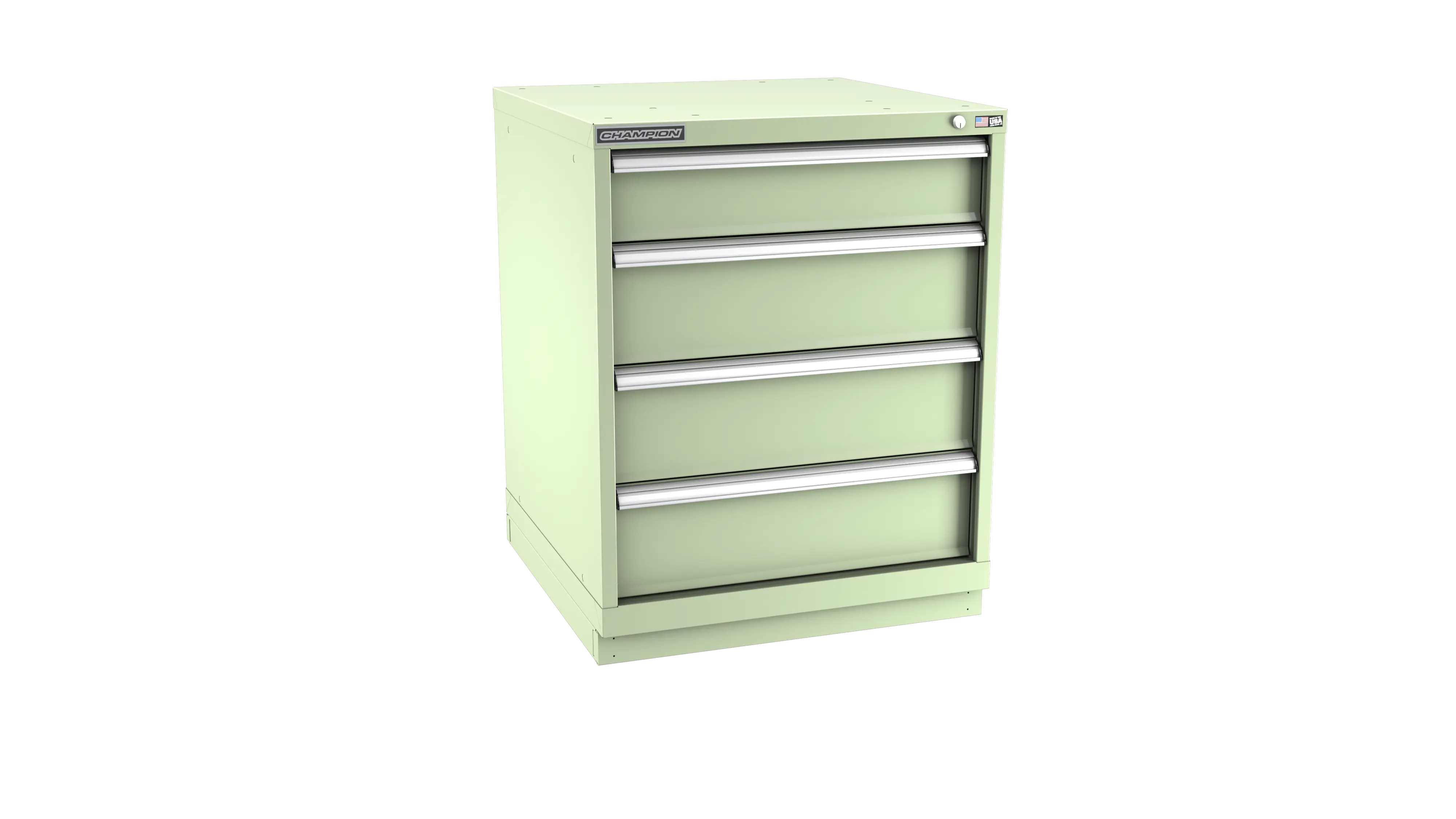 Champion Tool 4-Drawer Modular Cabinet, 28-1/4 W x 35-7/8 H x 28-1/2 D in - CM SW1500-0401-ILC-FTB Champion Tool Storage