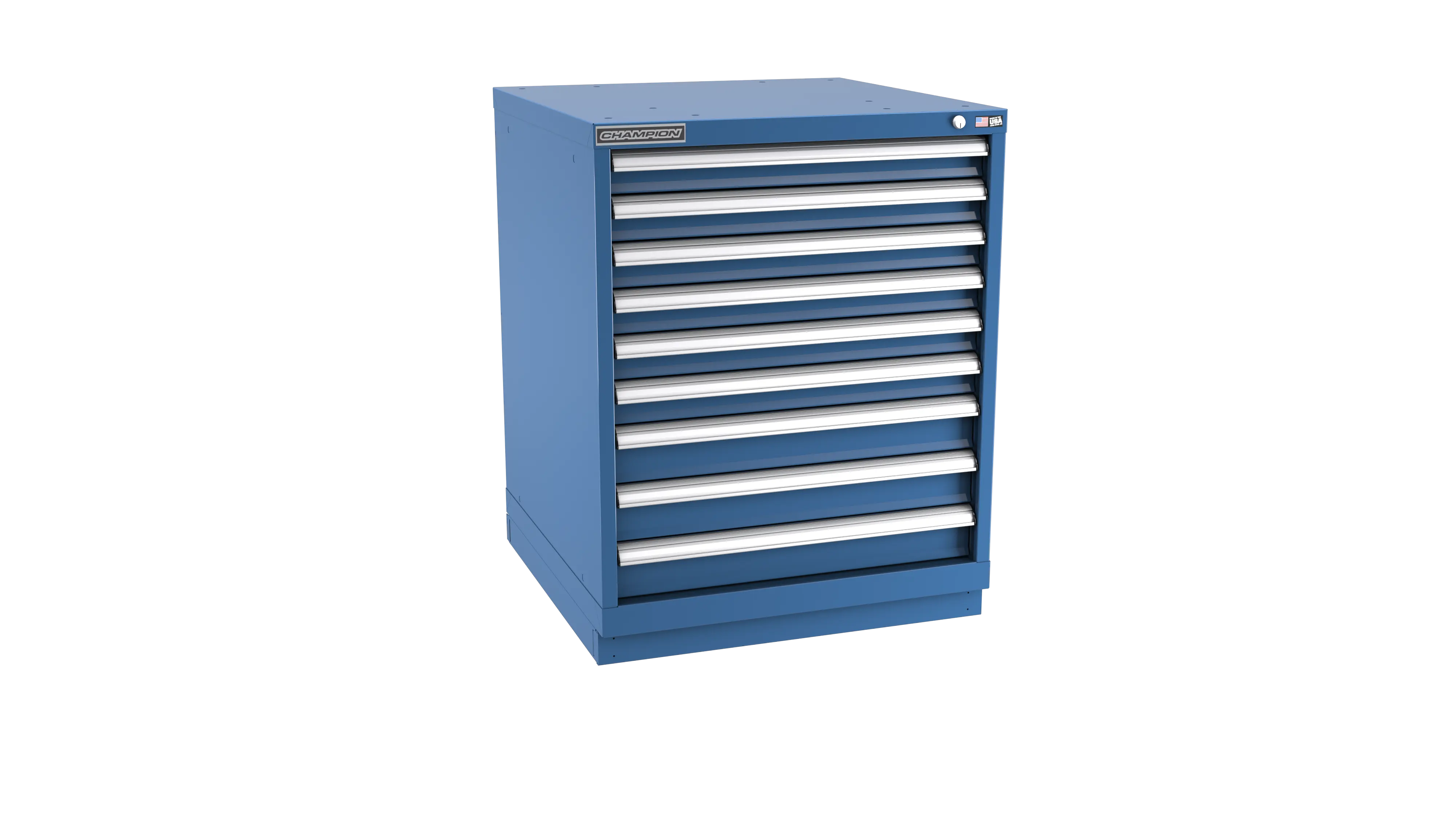Champion Tool 9-Drawer Modular Cabinet, 28-1/4 W x 35-7/8 H x 28-1/2 D in - CM SW1500-0901-ILC-FTB Champion Tool Storage