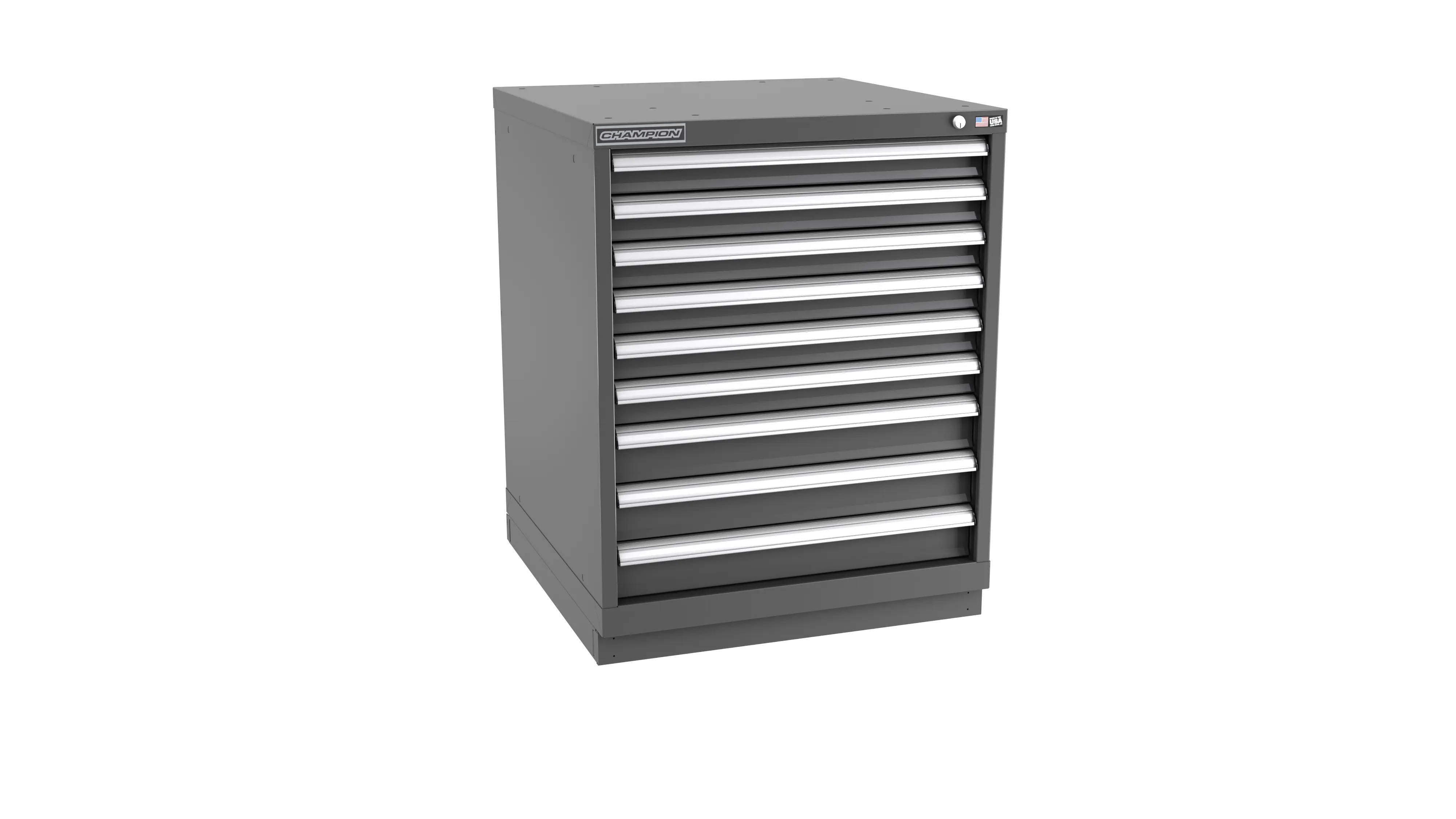 Champion Tool 9-Drawer Modular Cabinet, 28-1/4 W x 35-7/8 H x 28-1/2 D in - CM SW1500-0901-ILC-FTB Champion Tool Storage