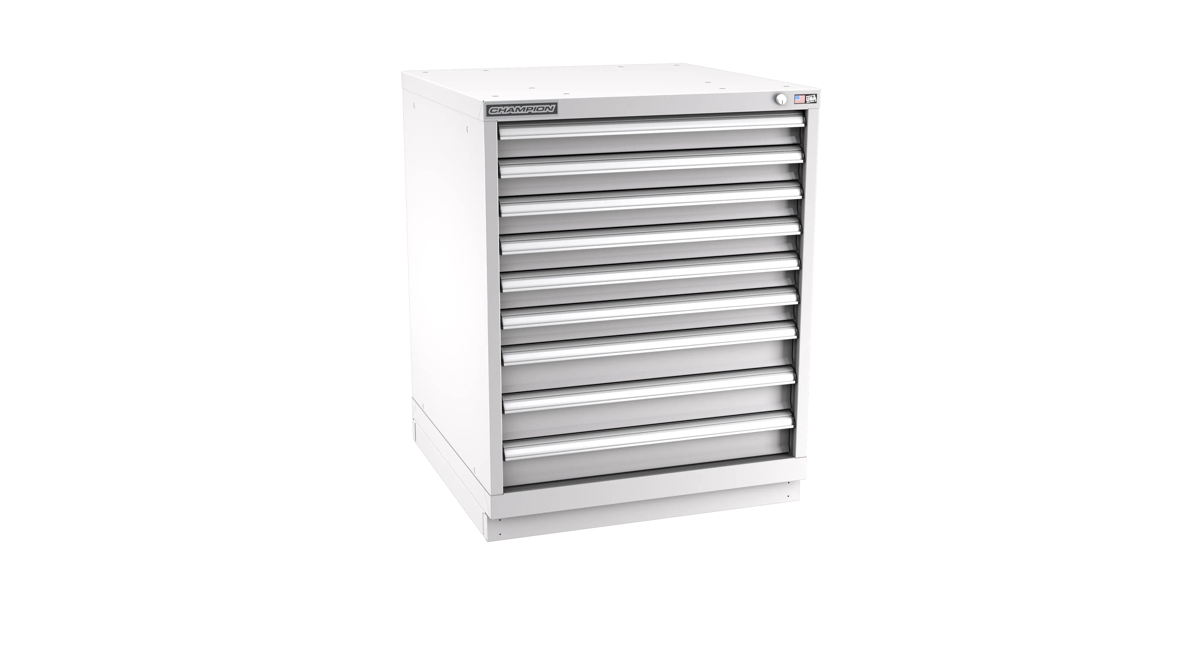 Champion Tool 9-Drawer Modular Cabinet, 28-1/4 W x 35-7/8 H x 28-1/2 D in - CM SW1500-0901-ILC-FTB Champion Tool Storage