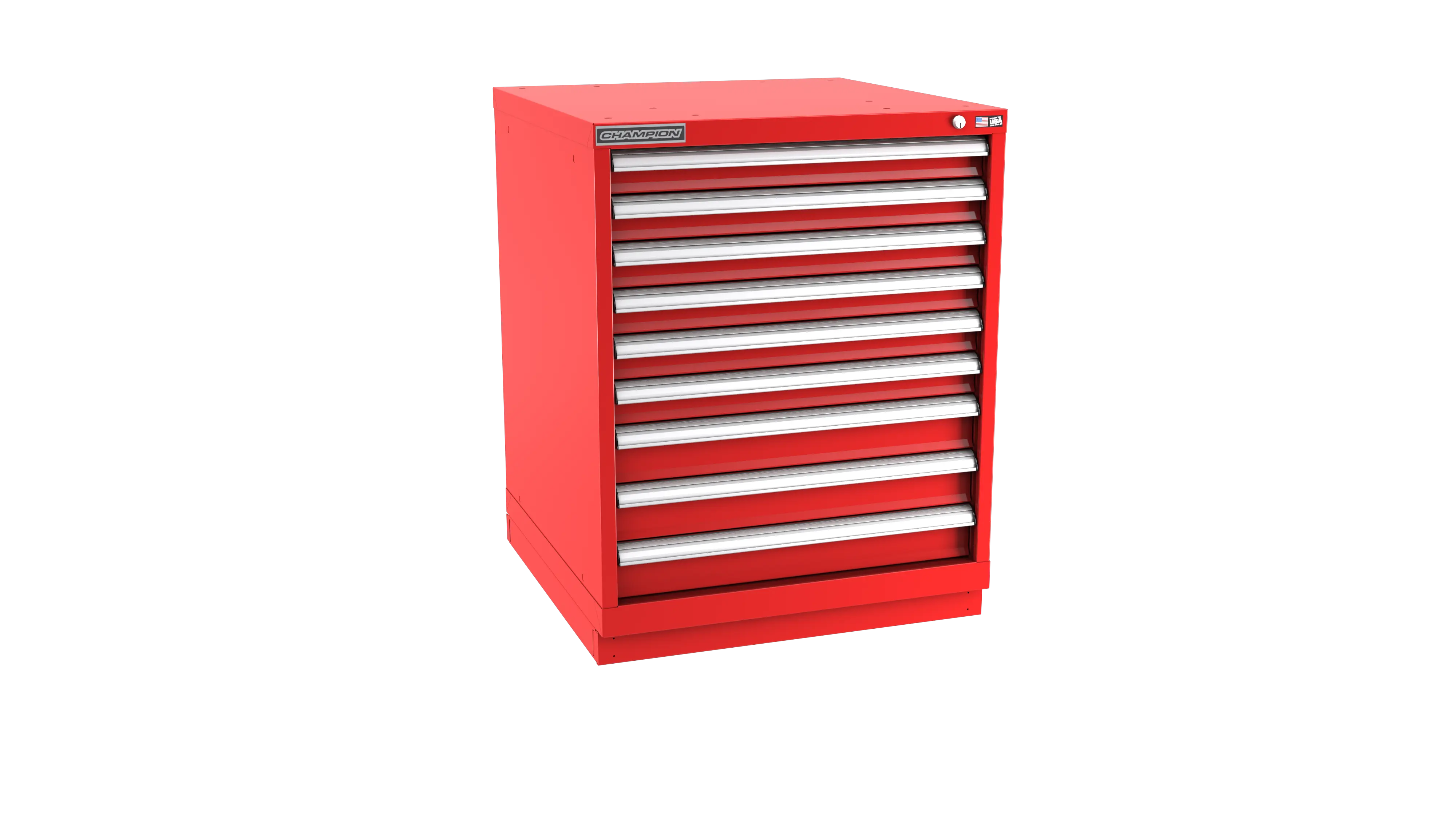 Champion Tool 9-Drawer Modular Cabinet, 28-1/4 W x 35-7/8 H x 28-1/2 D in - CM SW1500-0901-ILC-FTB Champion Tool Storage