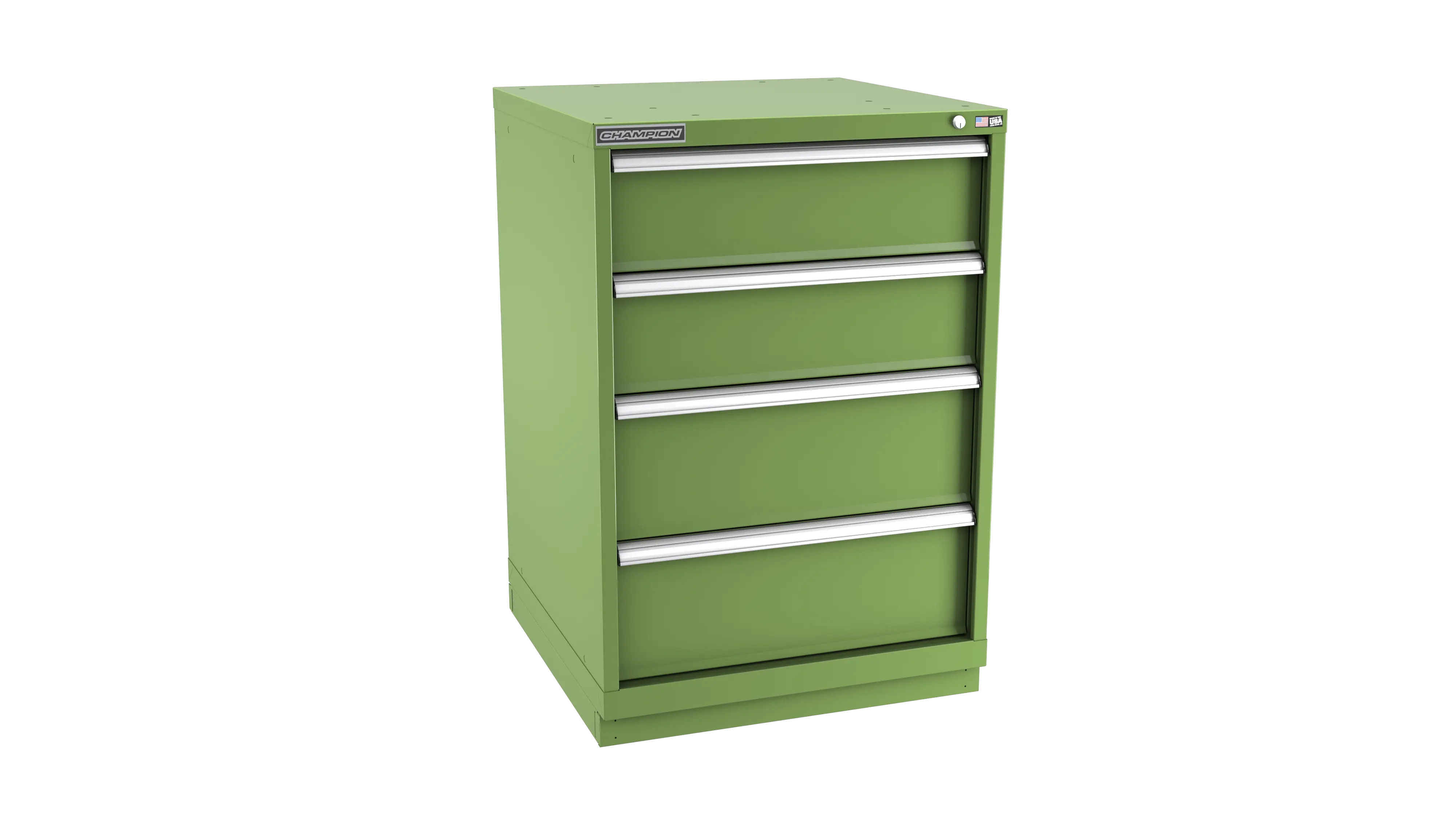 Champion Tool 4-Drawer Metal Modular Storage Cabinet with 34 Internal Compartments, 28-1/4 W x 41-3/4 H x 28-1/2 D in - CM SW1800-0401-ILC-FTB Champion Tool Storage