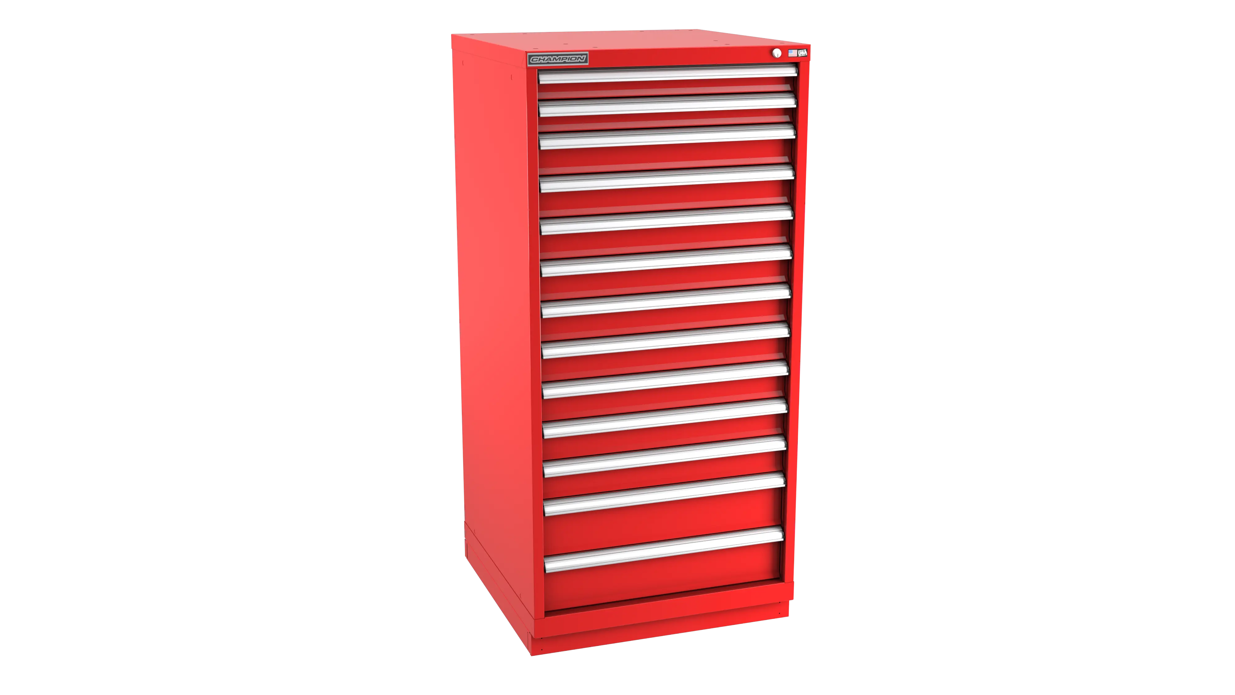 Champion Tool 13-Drawer Modular Cabinet, 28-1/4 W x 59-1/2 H x 28-1/2 D in - CM SW2700-1301-ILC-FTB Champion Tool Storage